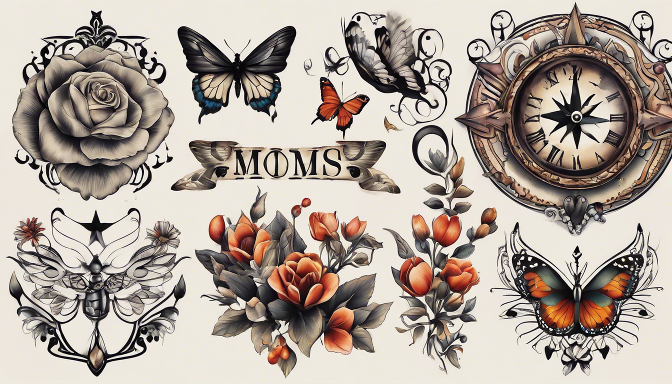 A tattoo image inspired by sentimental phrases for moms