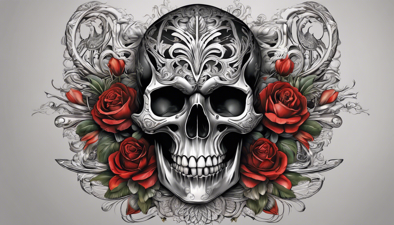 A jaw-dropping tattoo design with intricate details, showcasing the mind-blowing artistry of skull designs like never seen before