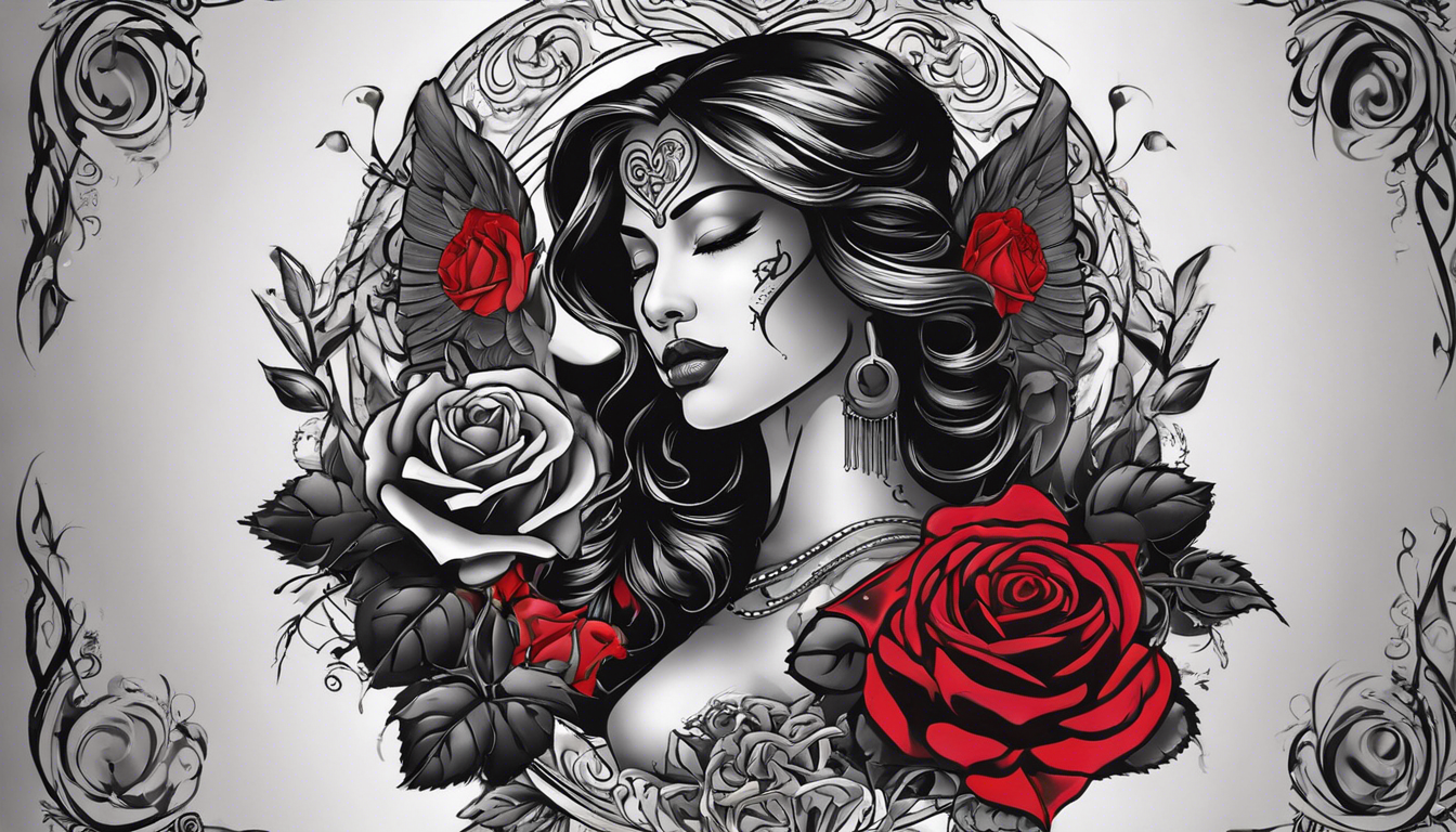 A Chicano tattoo image for an article on "Chicano Tattoos for Women: Meaningful Symbolic Ink