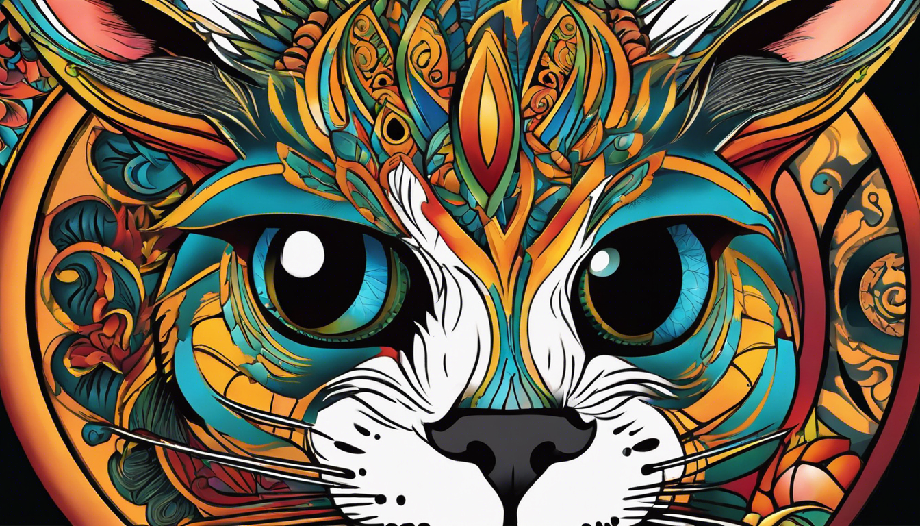 An eye-catching Chicano animal tattoo design for women, capturing the essence of Chicano culture