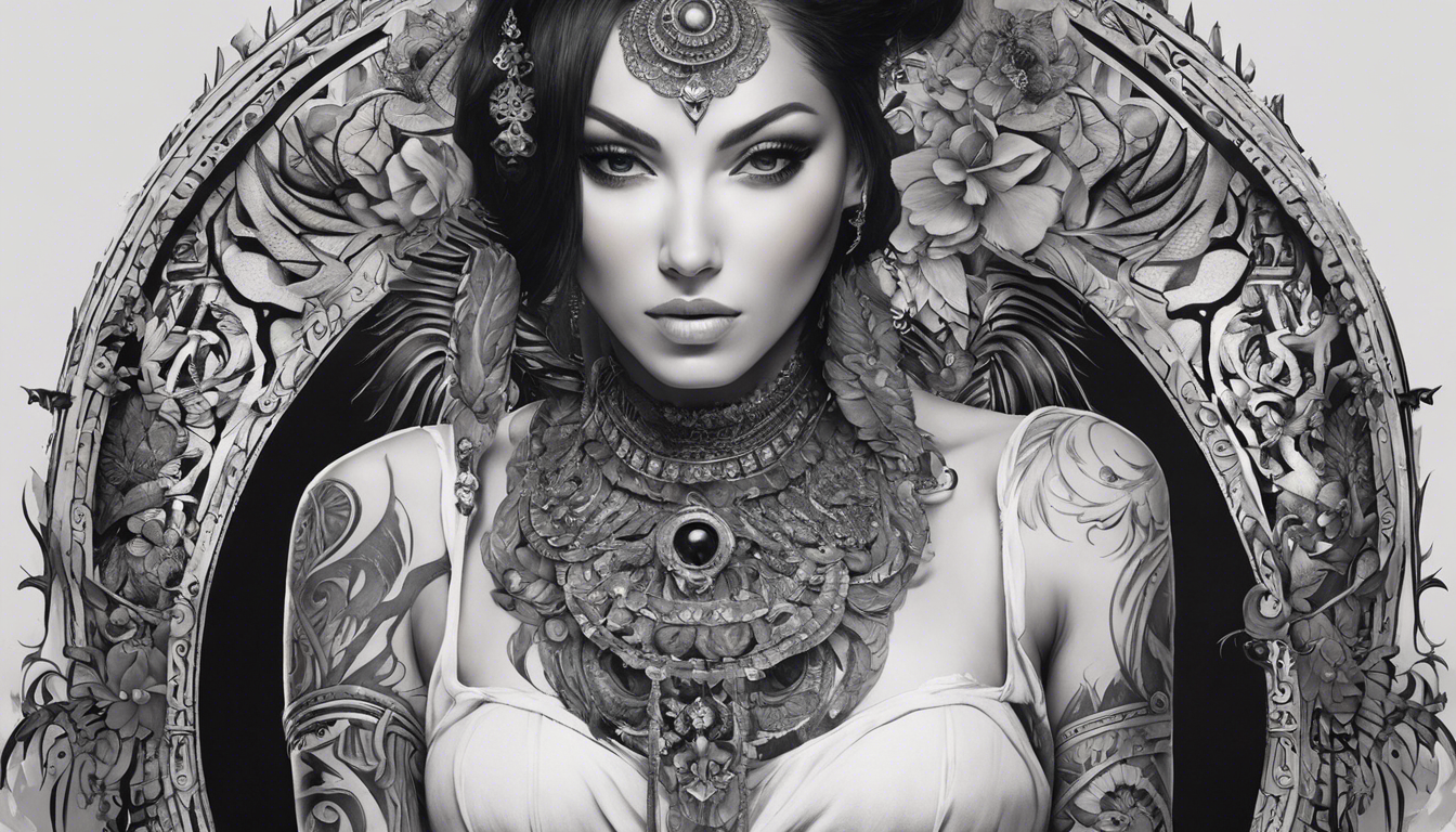 An eye-catching tattoo design that embodies the audacious spirit of women