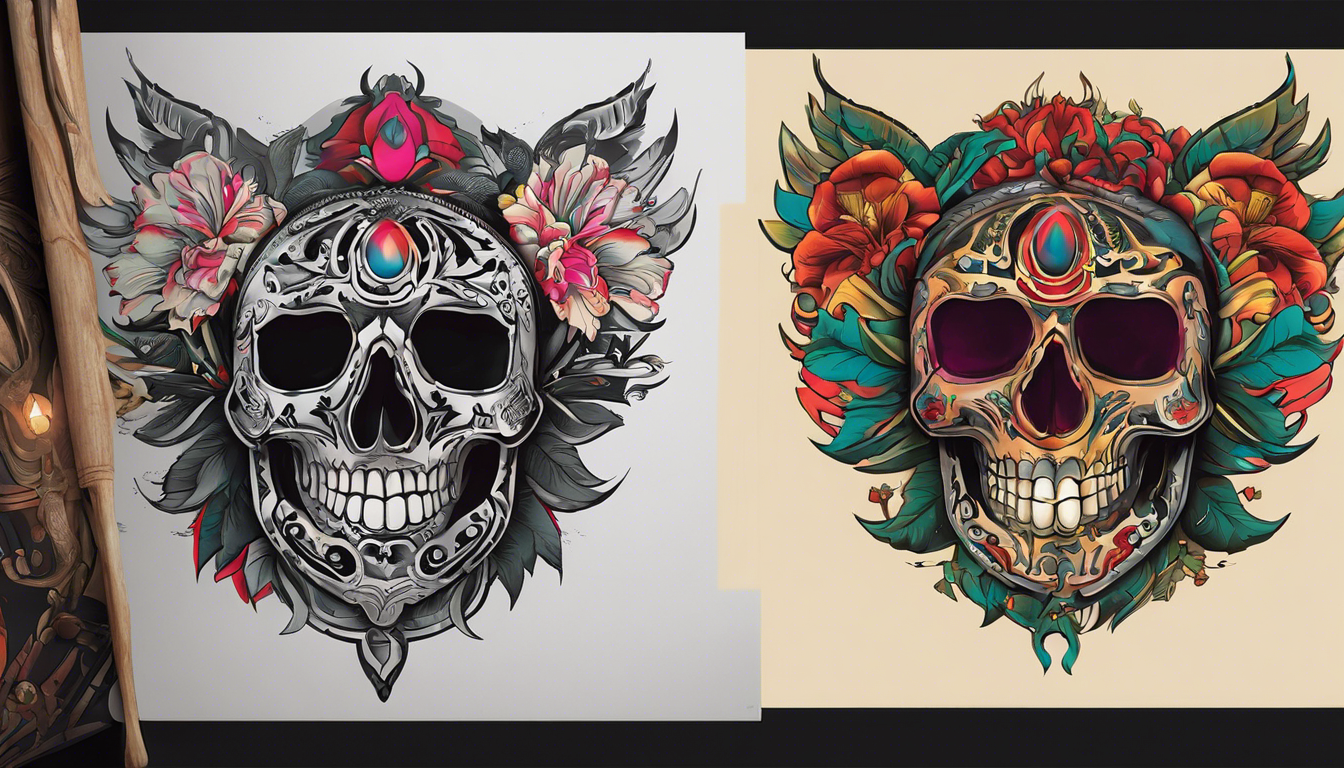 A visually striking tattoo design for an article on 'Juan' tattoos