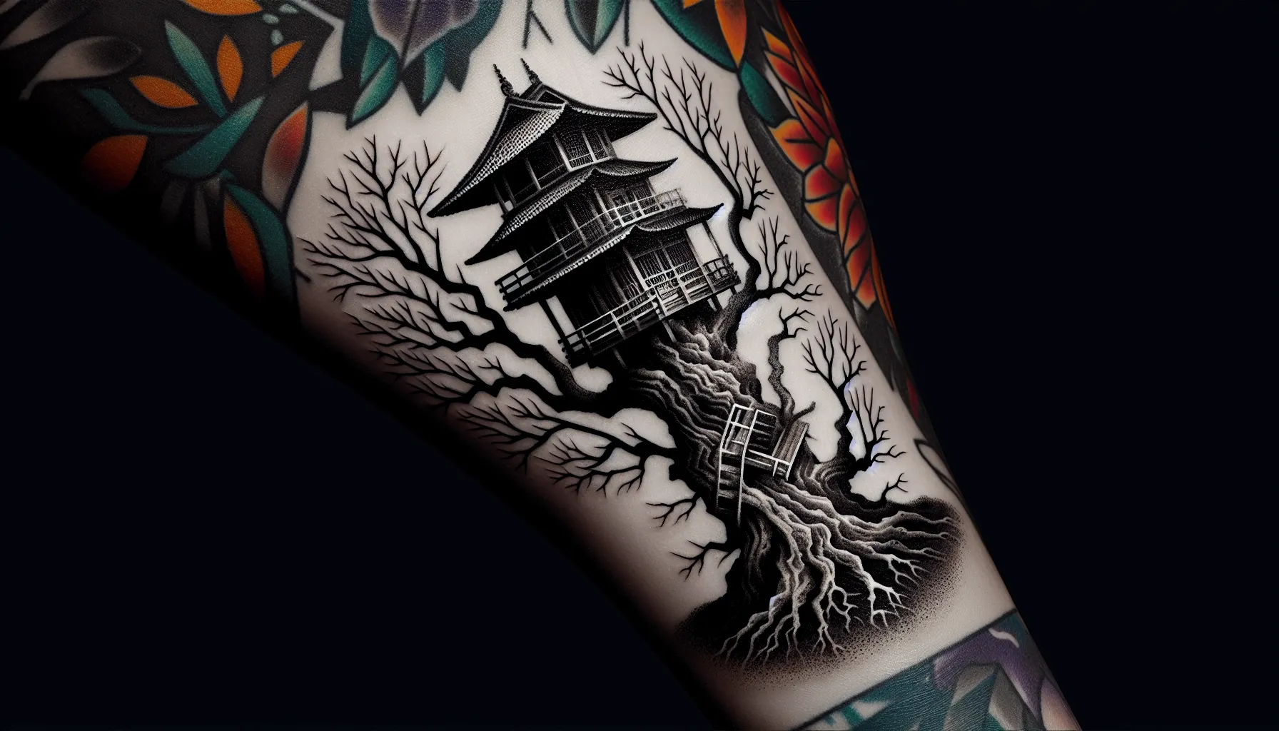 Casa del arbol del horror de Bart Ink