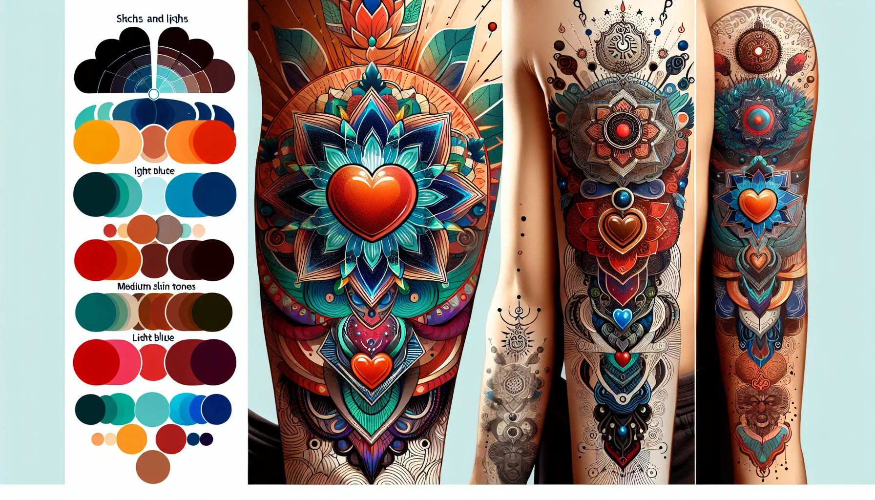 Ideas de tatuajes para el Chakra del Corazon